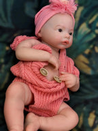 Image of Reborn Baby Dolls 18Inch Open Mouth Meadow Bebe Girl Reborn Baby Doll