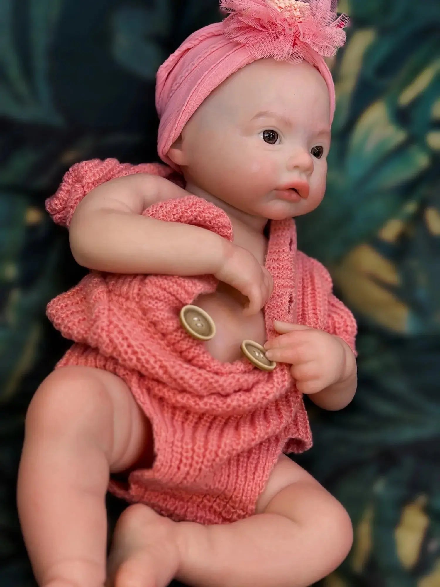 Image of Reborn Baby Dolls 18Inch Open Mouth Meadow Bebe Girl Reborn Baby Doll