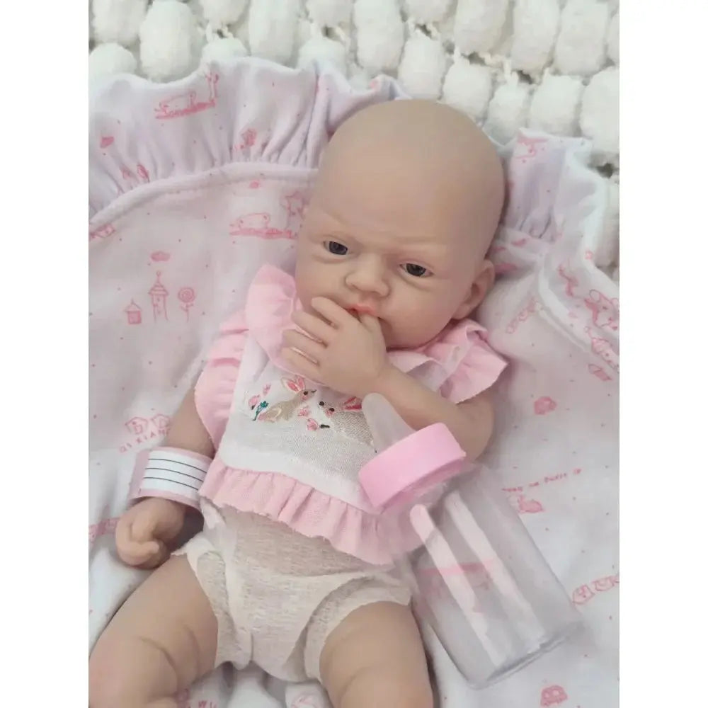 Image of Reborn Baby Dolls 12" Micro Preemie Cute Full Body Soft Silicone Baby