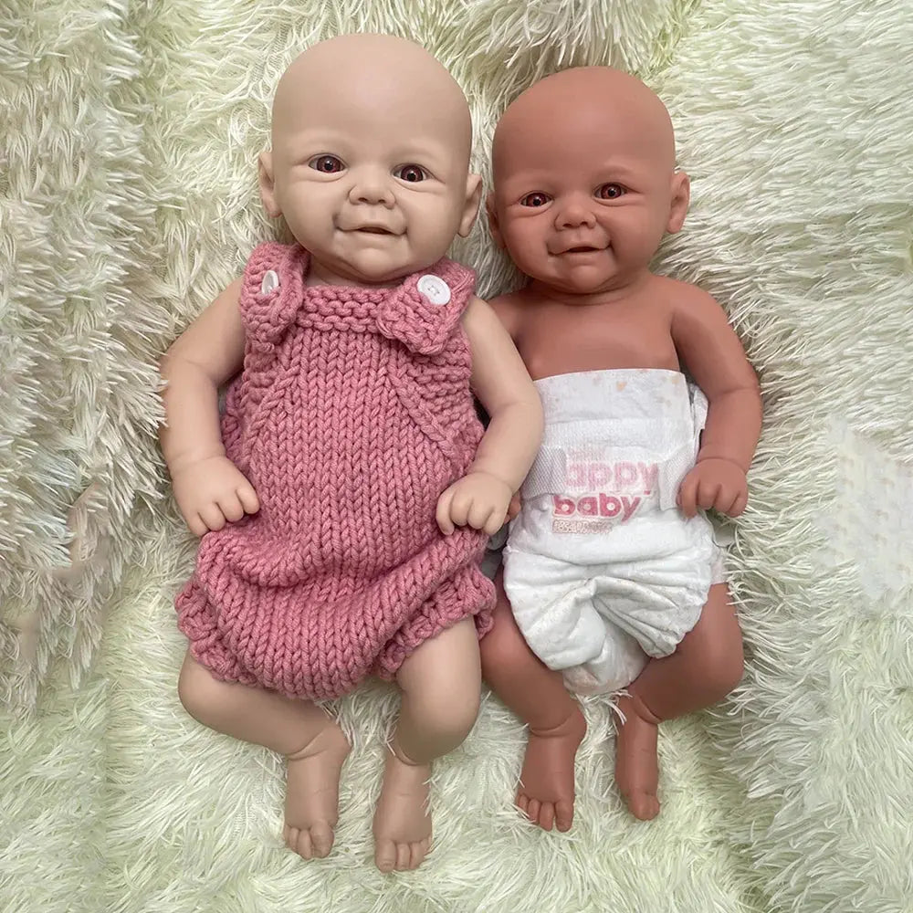 Image of Reborn Baby Dolls Waterproof Weighted Baby Girl 18" Lifelike Full