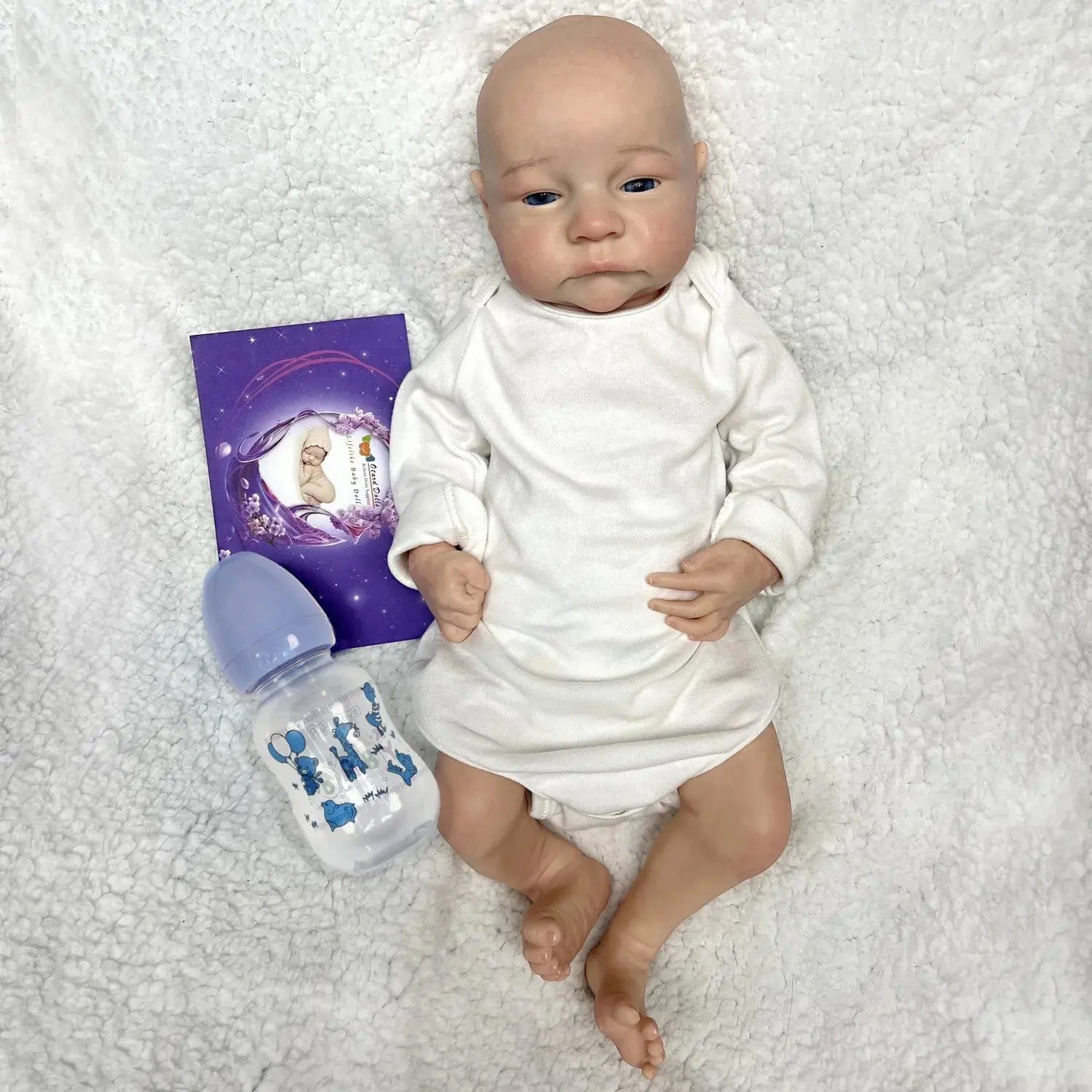 Image of Reborn Baby Dolls 42Cm Silicone Boy Levi Painted/Unpainted Doll Full