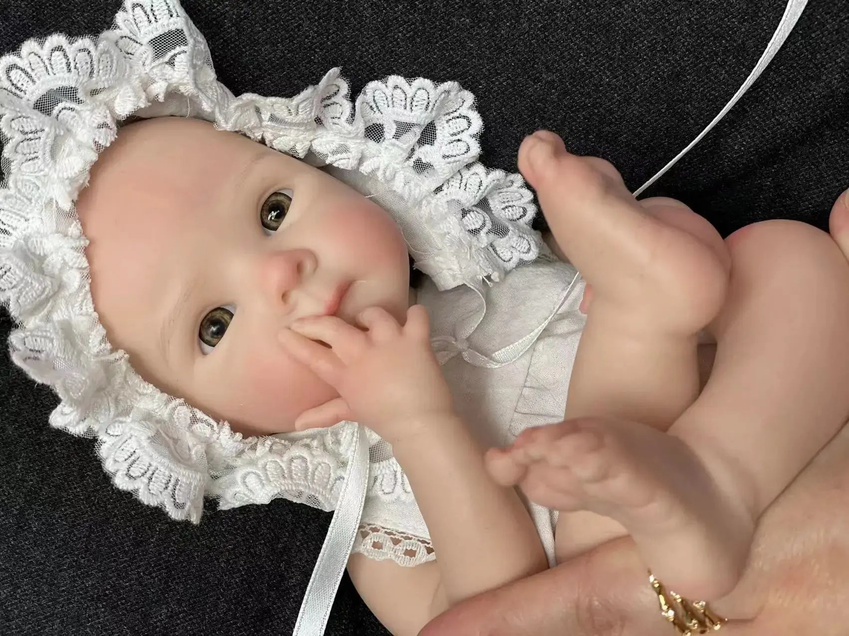 Image of Reborn Baby Dolls 13Inch Girl Bettie Full Body Soft Solid Silicone