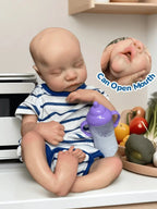 Image of Reborn Baby Dolls Saskia 16-Inch Cuddly Sleeping Reborn Baby Doll -