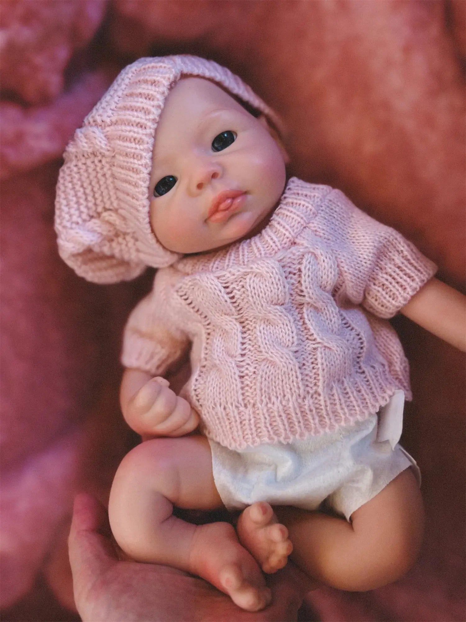 Image of Reborn Baby Dolls 13Inch Painted Reborn Baby Dolls Cute Girl Whole
