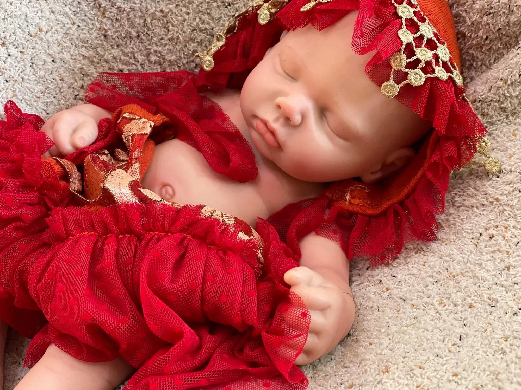 Image of Reborn Baby Dolls 3 Styles/45Cm Close Eyes Bebe Reborn Girl Soft