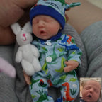 Image of Reborn Baby Dolls 7" Girl Micro Preemie Full Body Silicone Baby Doll