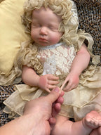 Image of Reborn Baby Dolls 45Cm Boy/Girl Loulou All Silicone Reborn Doll