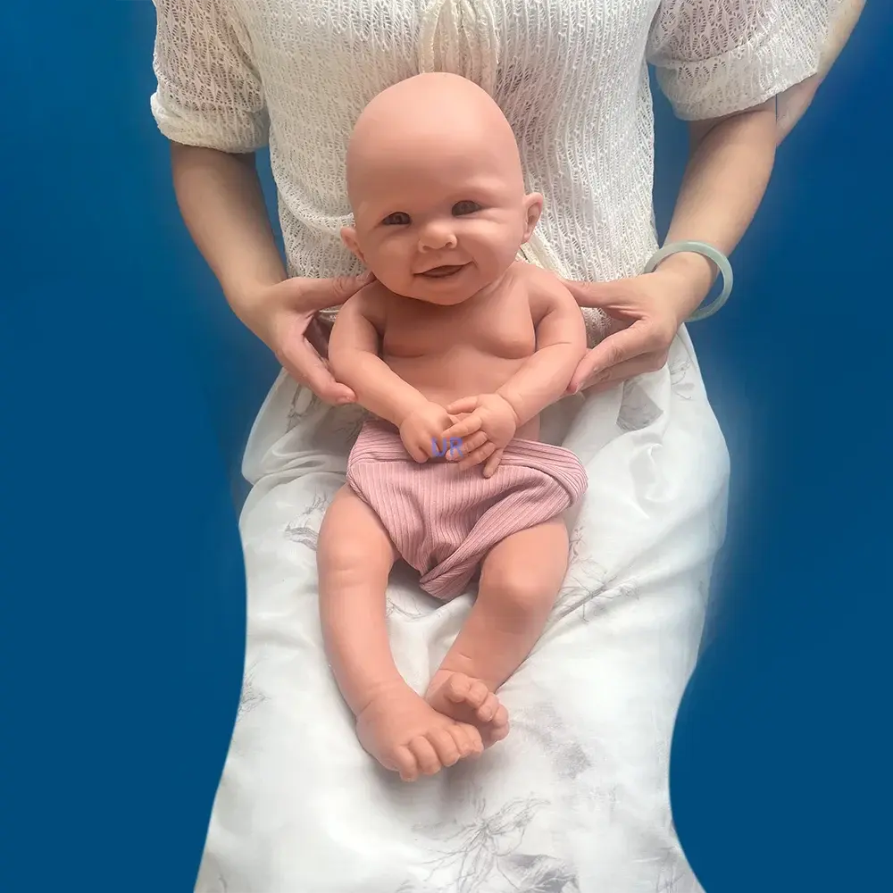 Image of Reborn Baby Dolls Kids Xmas Gift 19 Inch Silicone Reborn Baby Toy