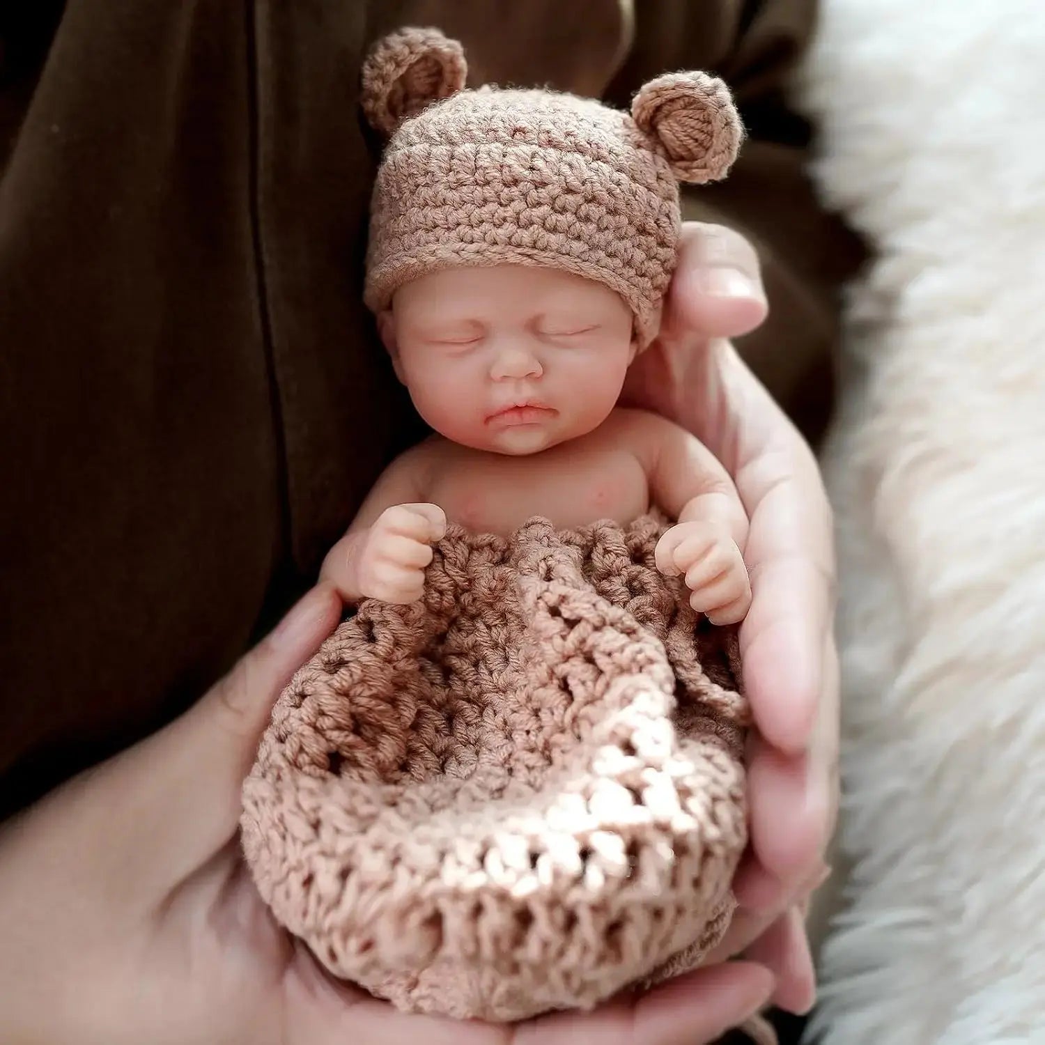 Image of Reborn Baby Dolls Reborn Baby Doll 7 Inch Silicone Doll Girl Bella
