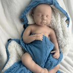Image of Reborn Baby Dolls Unpainted Flexible Silicone Reborn Doll Blank 50Cm