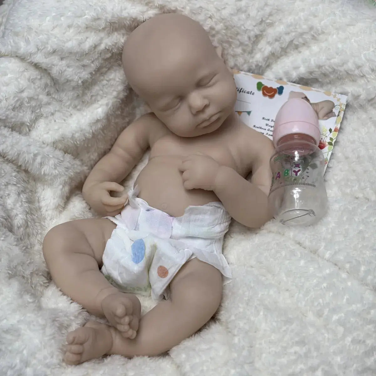 Image of Reborn Baby Dolls 18Inch Open Mouth Painted/Unpainted Full Solid