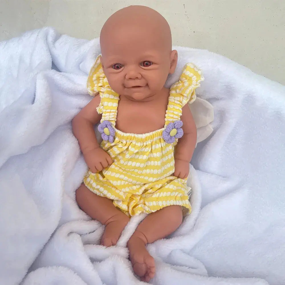 Image of Reborn Baby Dolls 17Inch 43Cm Unpainted Full Body Silicone Reborn