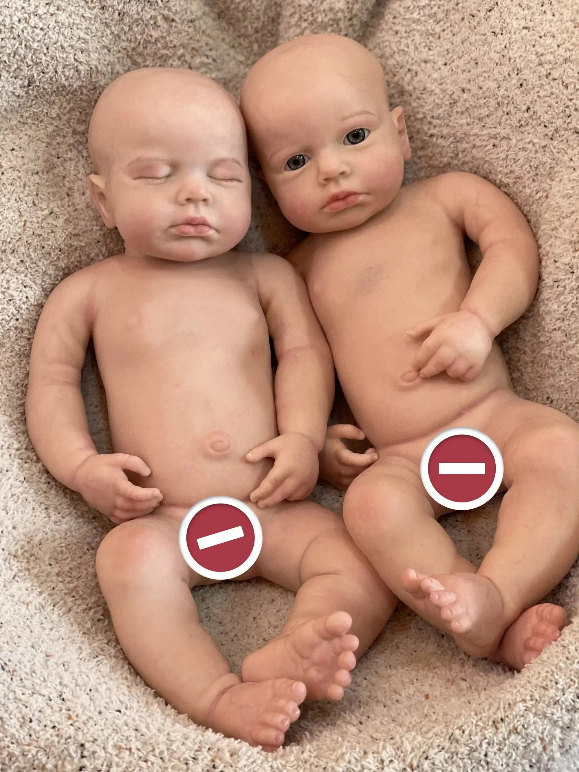 Image of Reborn Baby Dolls 45Cm Boy/Girl Loulou All Silicone Reborn Doll