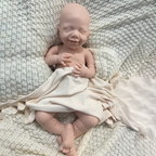 Image of Reborn Baby Dolls Diy Lifelike 17Inch Flexible Silicone Reborn Doll