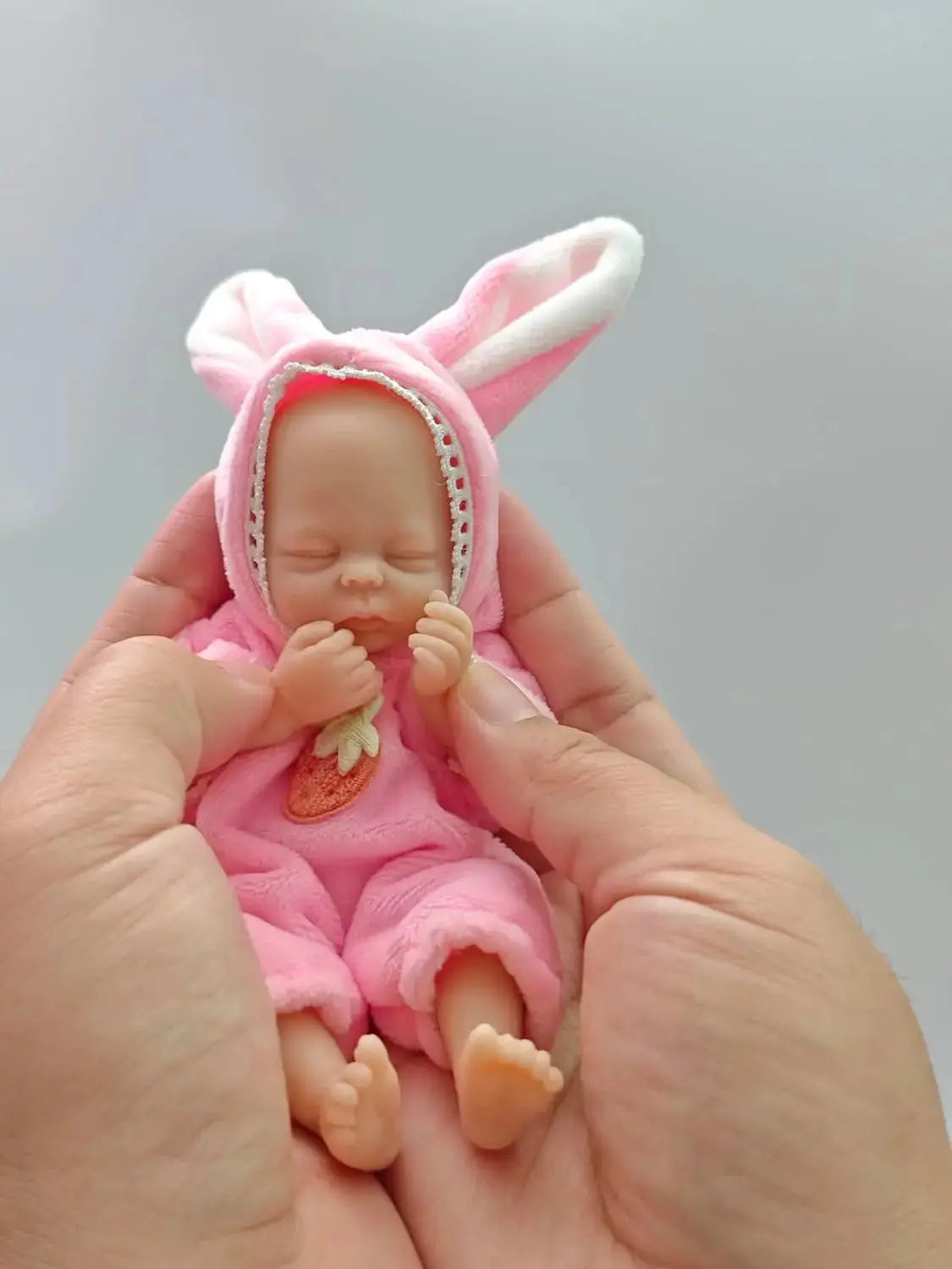 Image of Reborn Baby Dolls Reborn Baby Doll 5.5 Inch Silicone Full Body