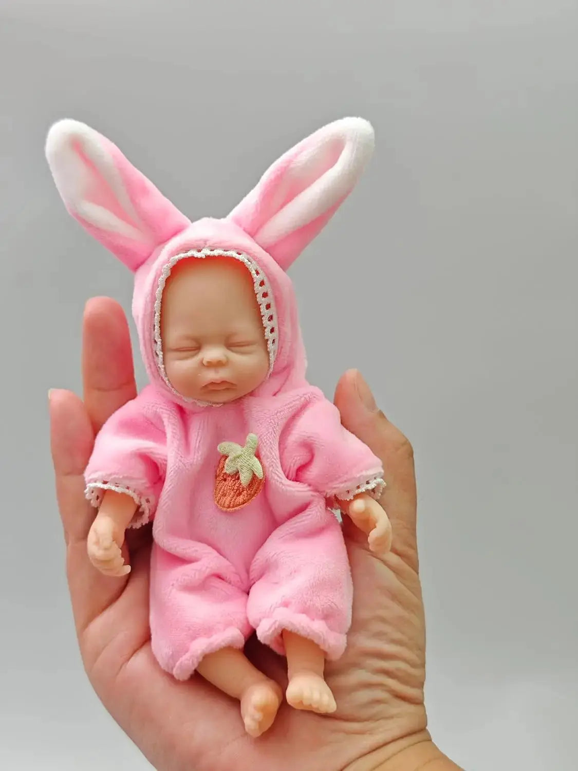 Image of Reborn Baby Dolls Reborn Baby Doll 5.5 Inch Silicone Full Body