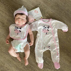 Image of Reborn Baby Dolls 45Cm Can Open Mouth Pascale Solid Silicone Bebe