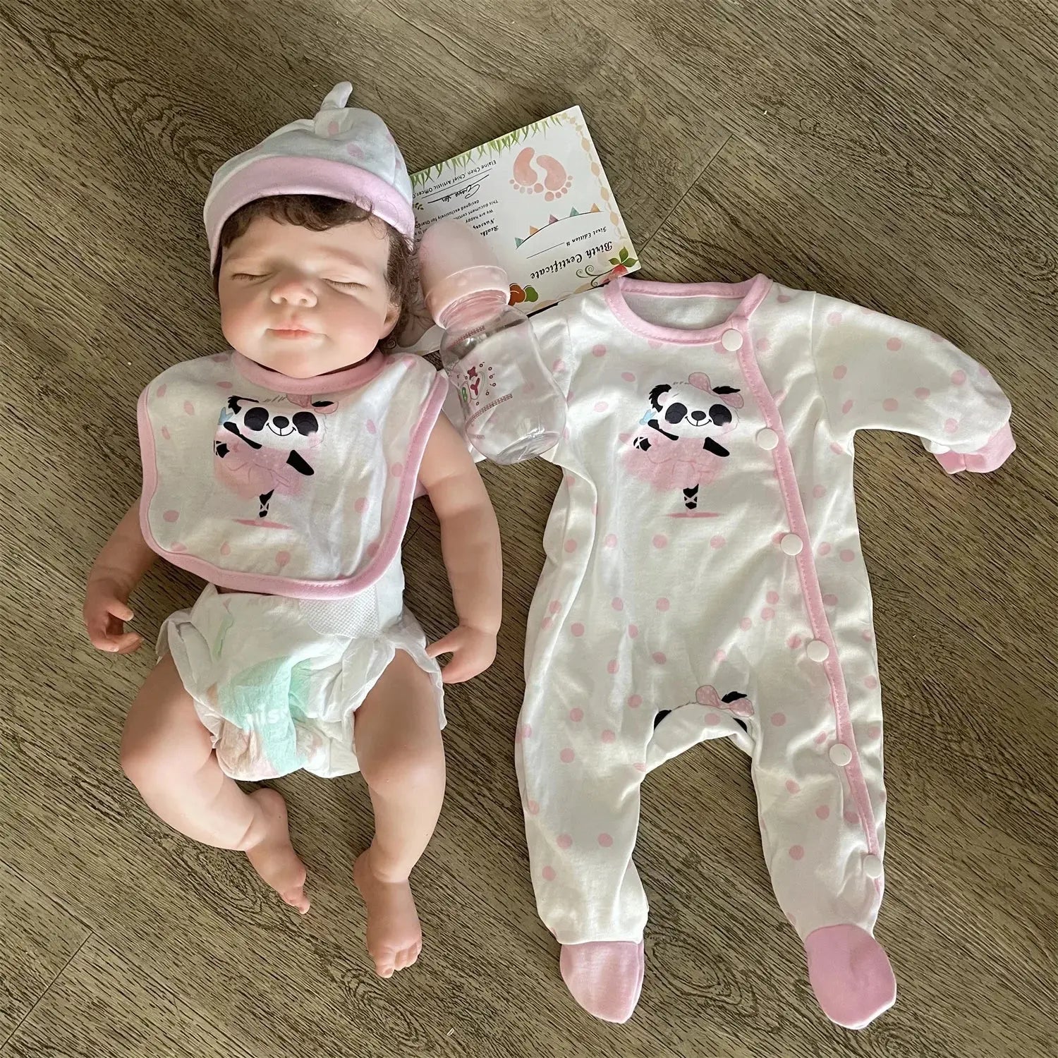 Image of Reborn Baby Dolls 45Cm Can Open Mouth Pascale Solid Silicone Bebe