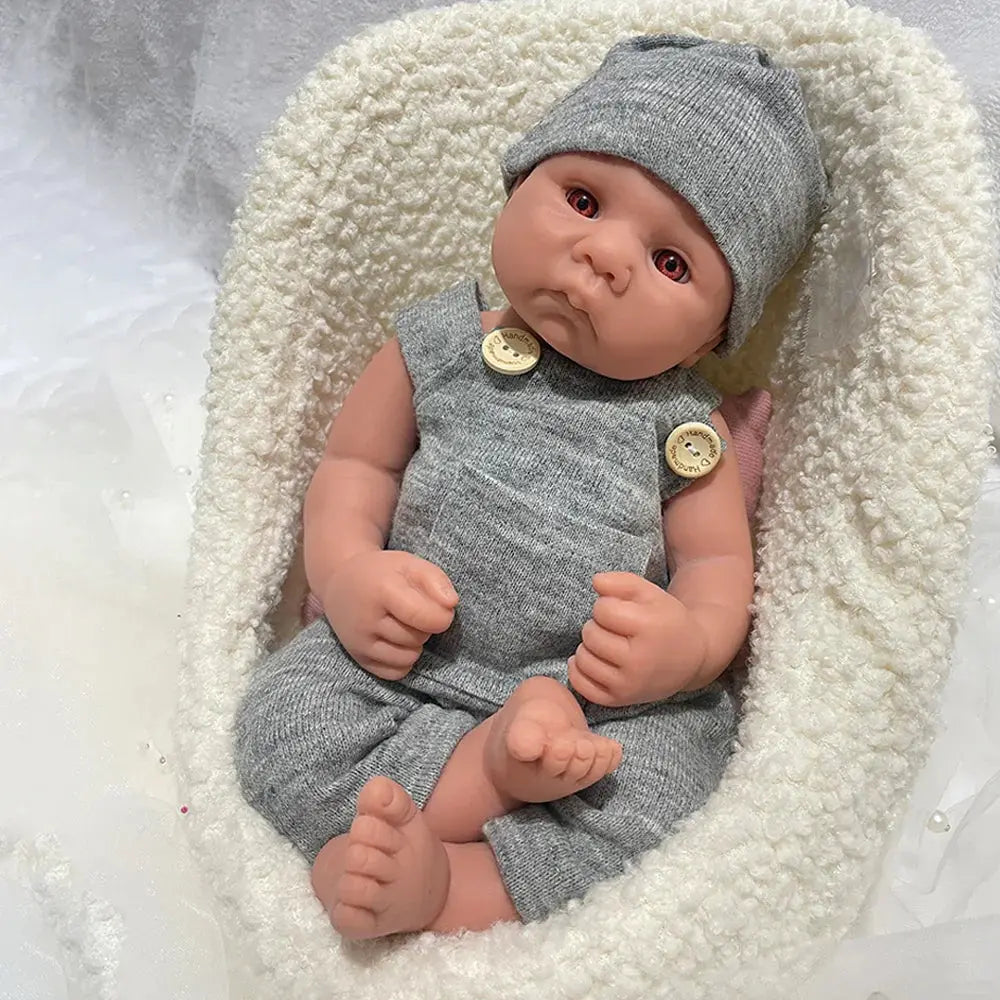 Image of Reborn Baby Dolls Handmade 16Inch Lifelike Silicone Reborn Baby Boy