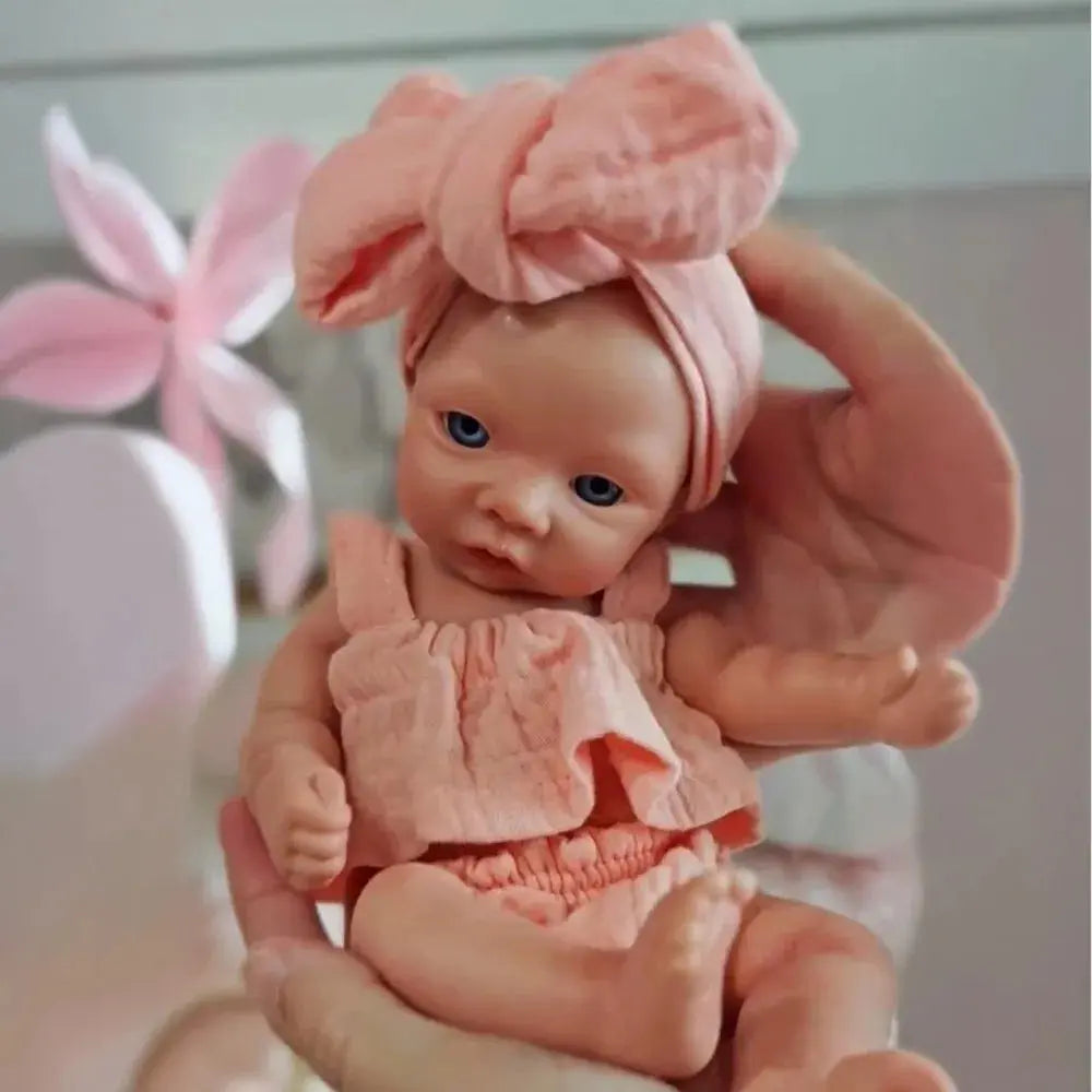 Image of Reborn Baby Dolls Dorable 11-Inch Solid Silicone Girl Reborn Doll,