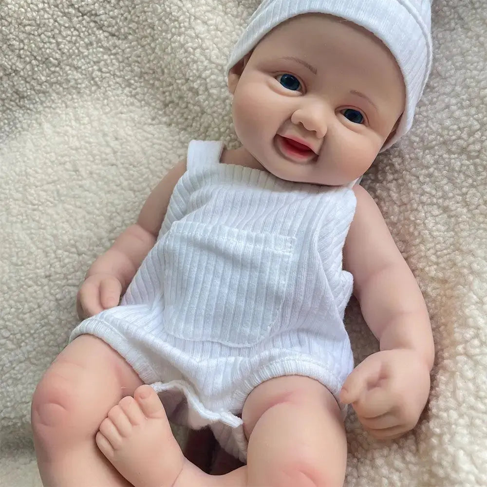 Image of Reborn Baby Dolls 16 Inch Preemie Realistic Silicone Reborn Baby Girl