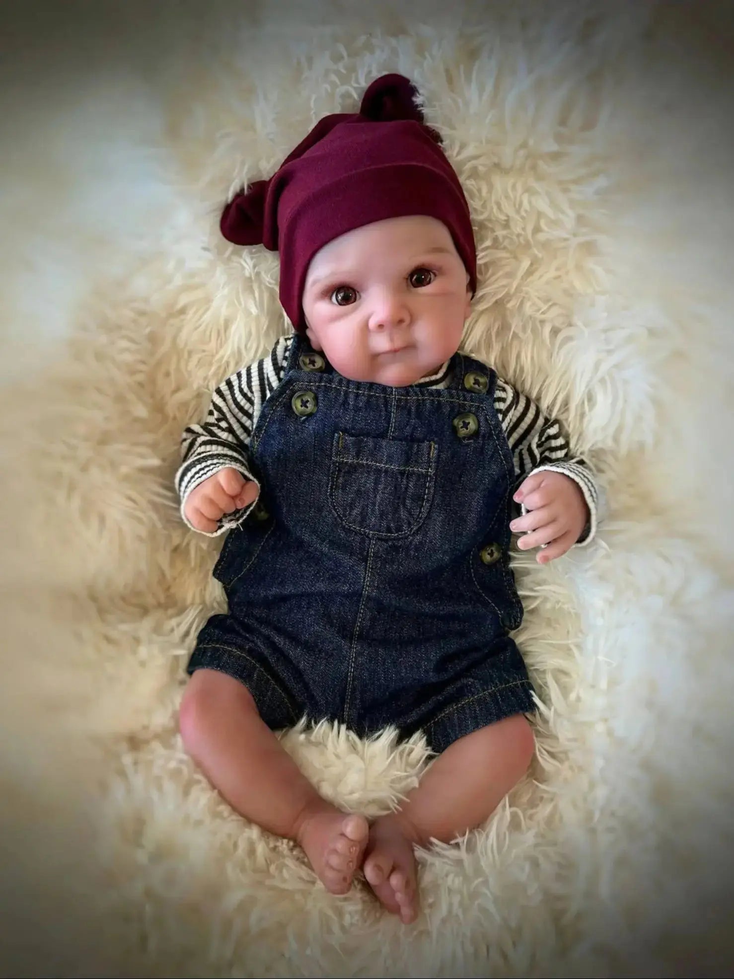 Image of Reborn Baby Dolls 50Cm Waterproof Bettie Bebe Reborn Boy With Painted