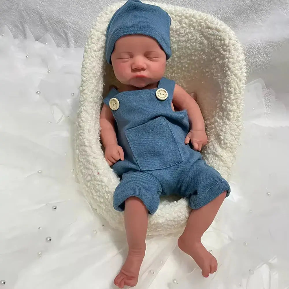 Image of Reborn Baby Dolls 44Cm Realistic Silicone Reborn Baby Boy Levi