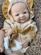 Image of Reborn Baby Dolls 18Inch/2 Styles Unpained Vivienne Full Body Solid