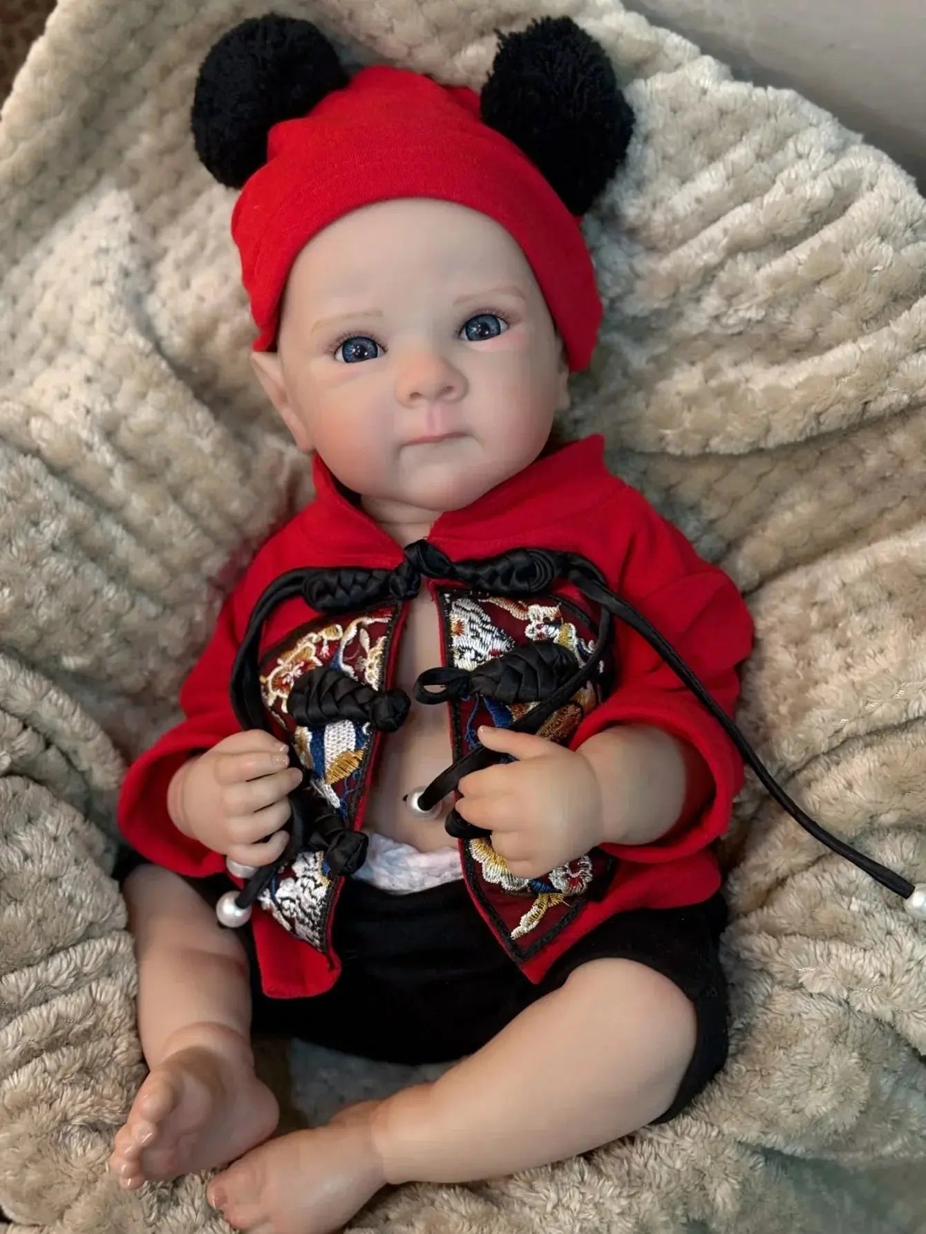Image of Reborn Baby Dolls 18 Inch Bettie Girl Lifelike Bebe 3D Painted Skin