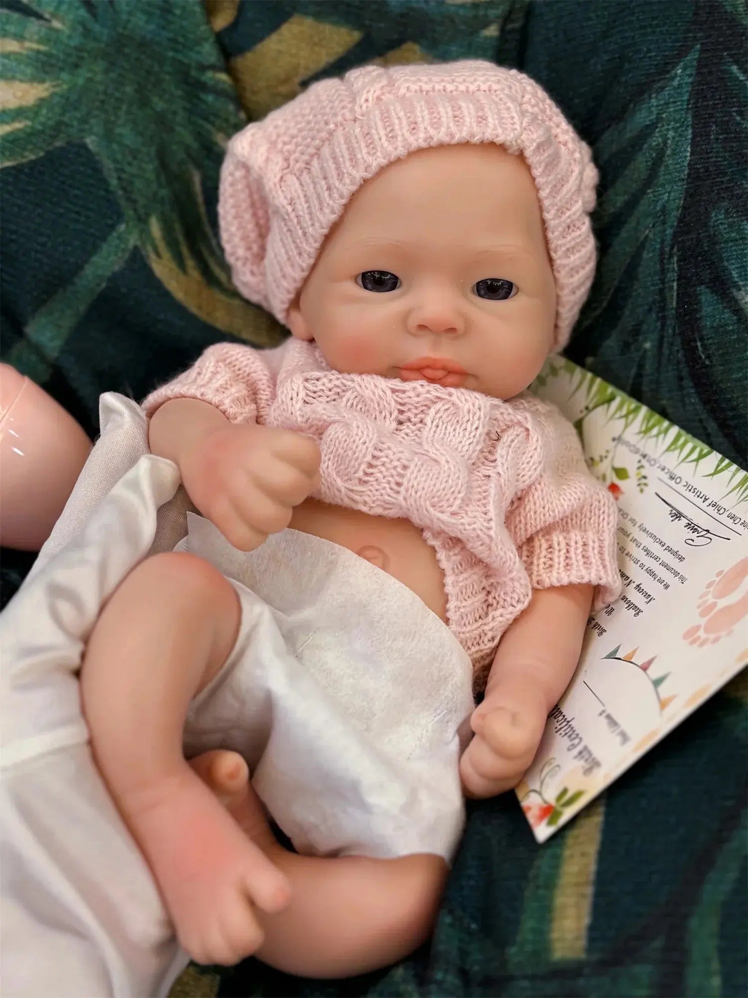 Image of Reborn Baby Dolls 13Inch Can Washable Open Eyes Whold Body Solid