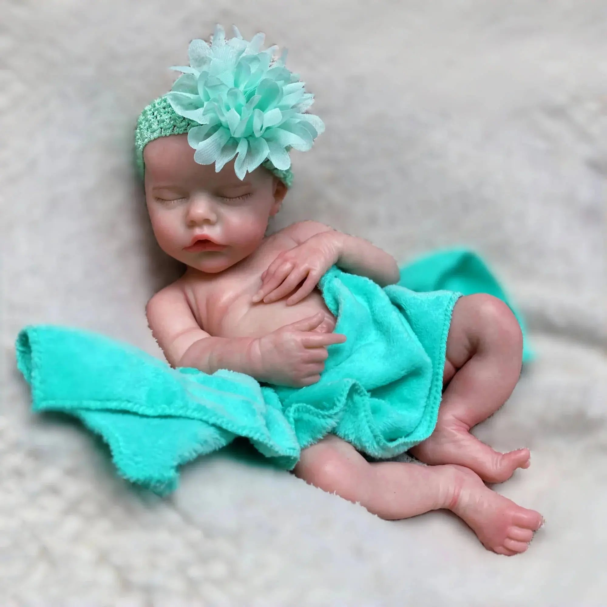 Image of Reborn Baby Dolls 45Cm Twins B Full Body Solid Silicone Reborn Dolls