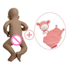 Image of Reborn Baby Dolls 17Inch 43Cm Unpainted Full Body Silicone Reborn