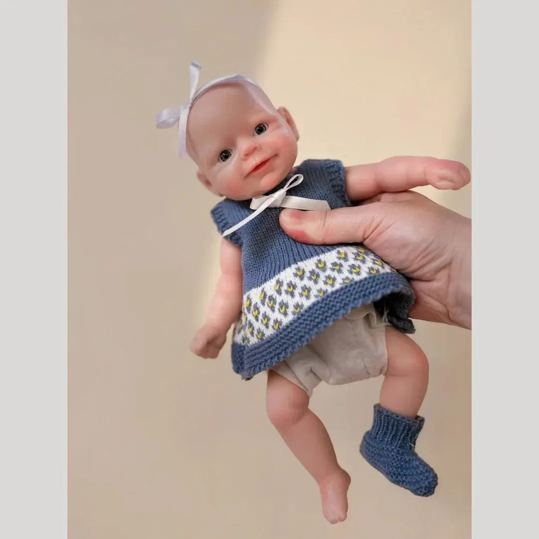 Image of Reborn Baby Dolls 10Inch Waterproof Open Eyes Bebe Reborn De Silicona