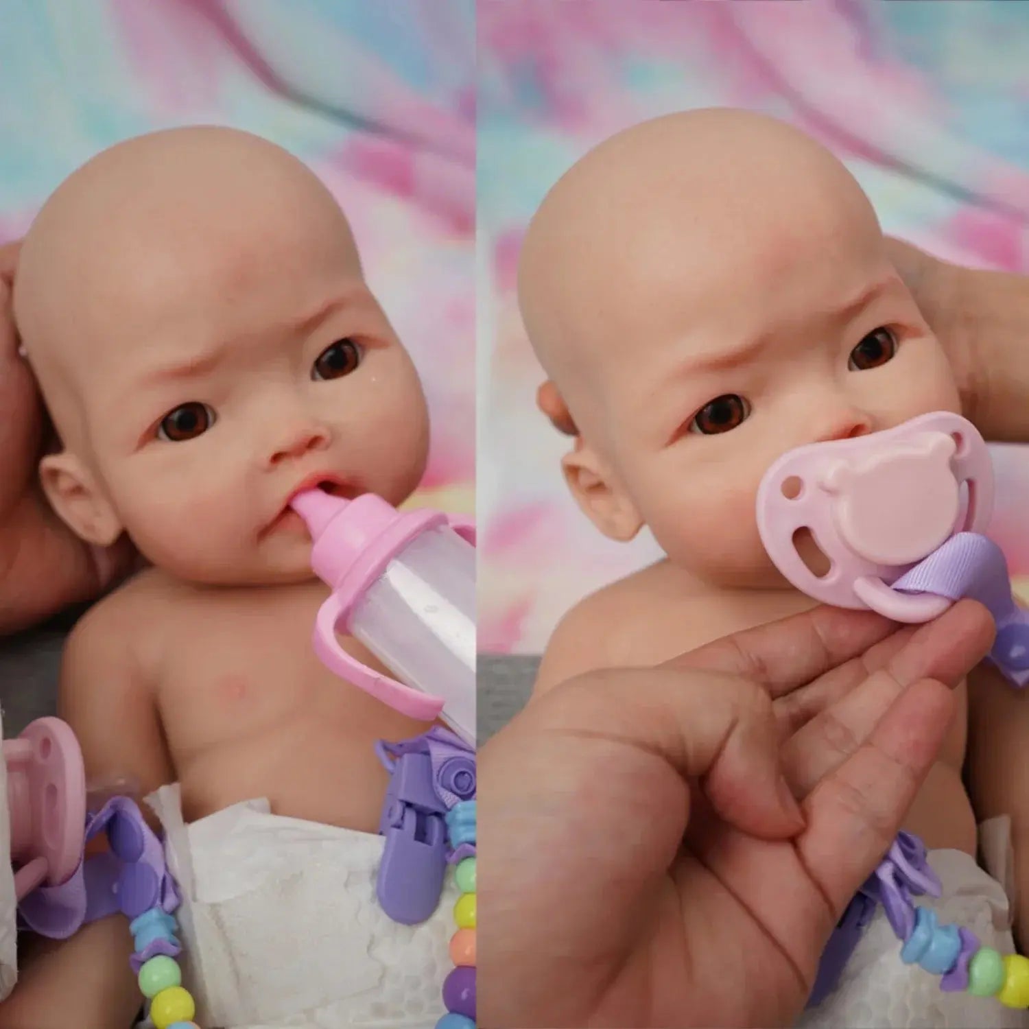 Image of Reborn Baby Dolls 17"  Full Soft Silicone Reborn Baby Dolls,