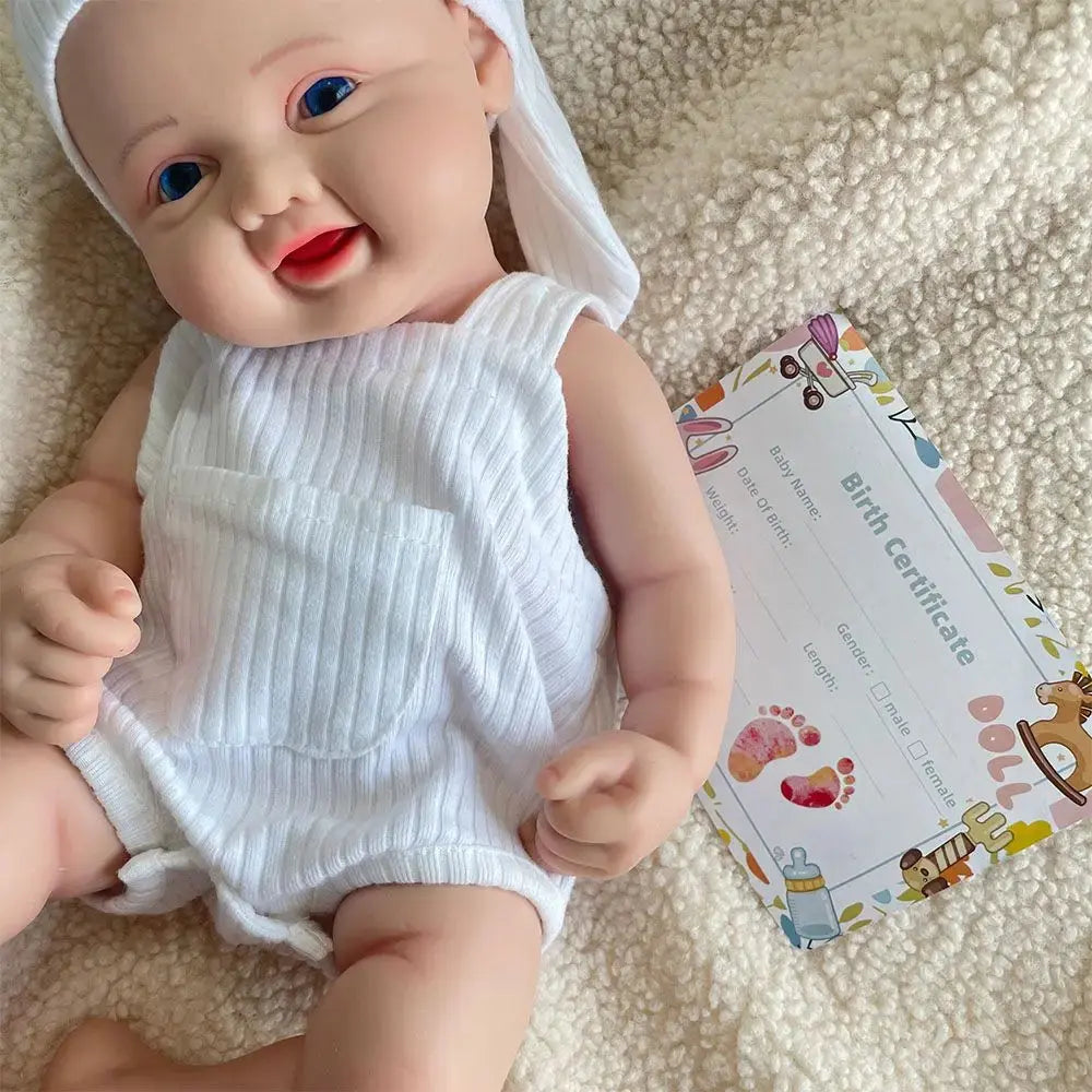 Image of Reborn Baby Dolls 16 Inch Preemie Realistic Silicone Reborn Baby Girl