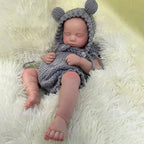 Image of Reborn Baby Dolls Artificial Soft Full Body Platinum Silicone Painted