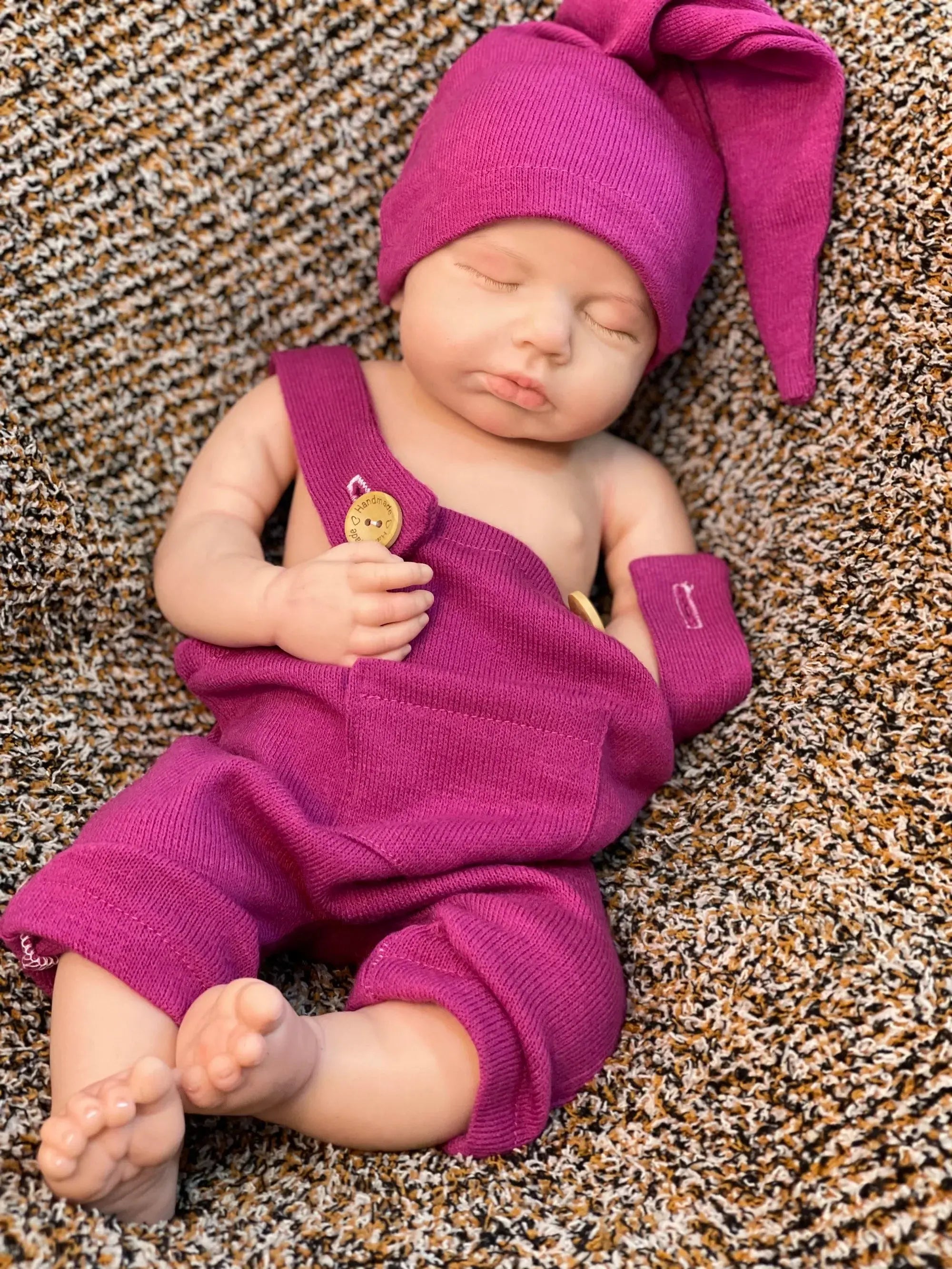 Image of Reborn Baby Dolls 45Cm Boy/Girl Loulou All Silicone Reborn Doll