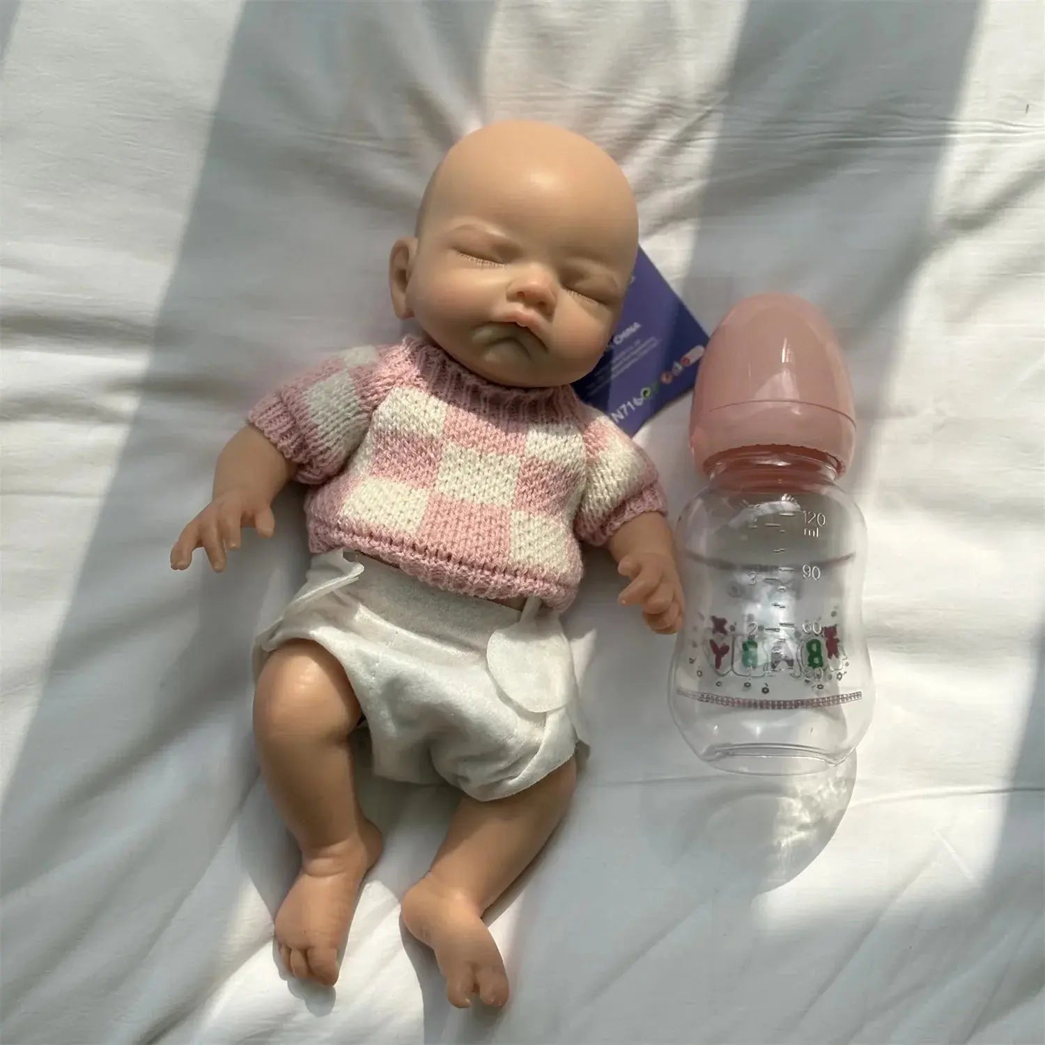 Image of Reborn Baby Dolls 2Styles/26Cm Waterproof Whole Body Silicone Bebe