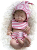 Image of Reborn Baby Dolls 6 Inch Mini Bebe Reborn Finished Full Body Solid