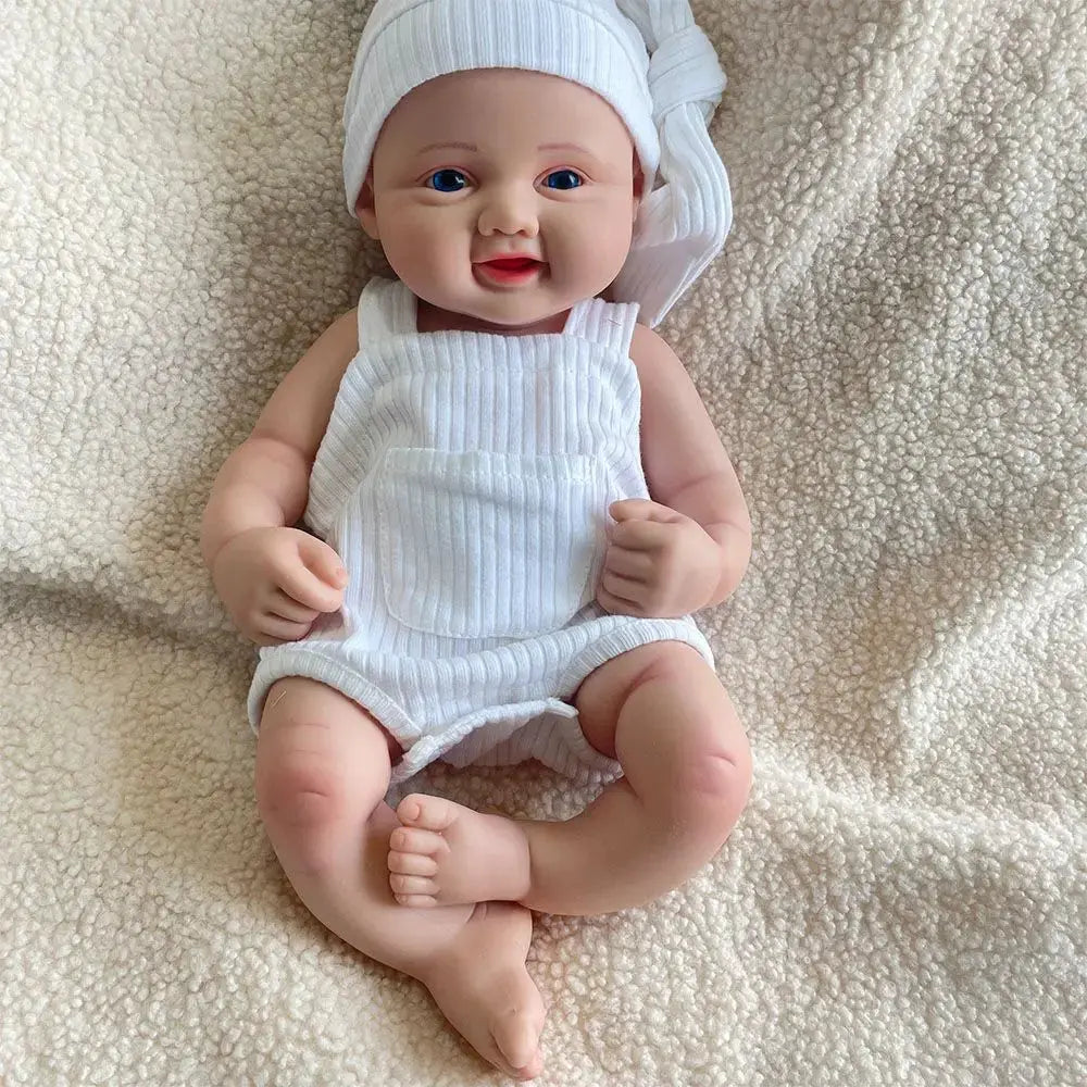 Image of Reborn Baby Dolls 16 Inch Preemie Realistic Silicone Reborn Baby Girl