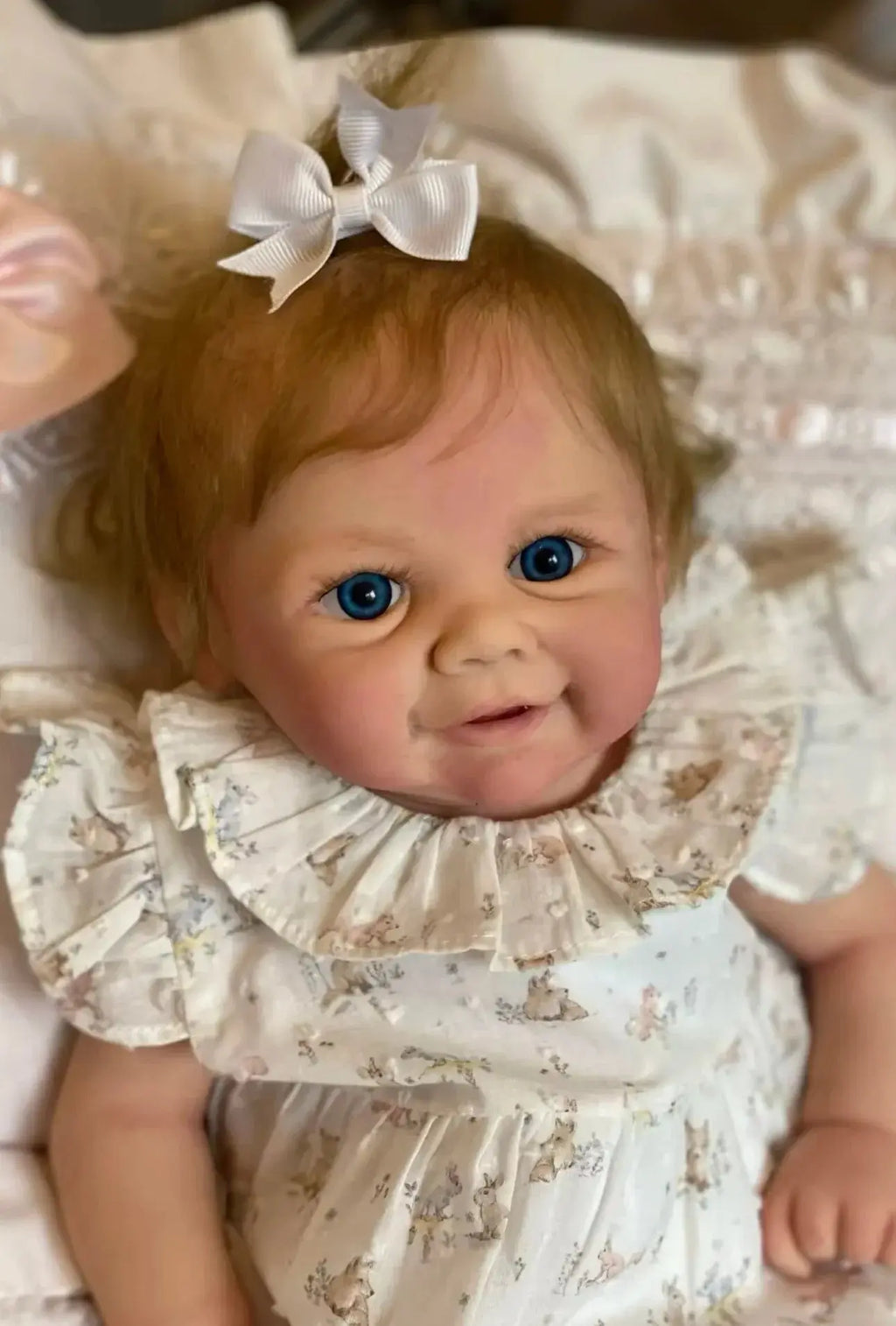 Image of Reborn Baby Dolls 18Inch Can Open Mouth Vivienne Full Body Silicone