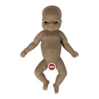 Image of Reborn Baby Dolls 26Cm Dark Skin Lanny Solid Silicone Reborn Baby