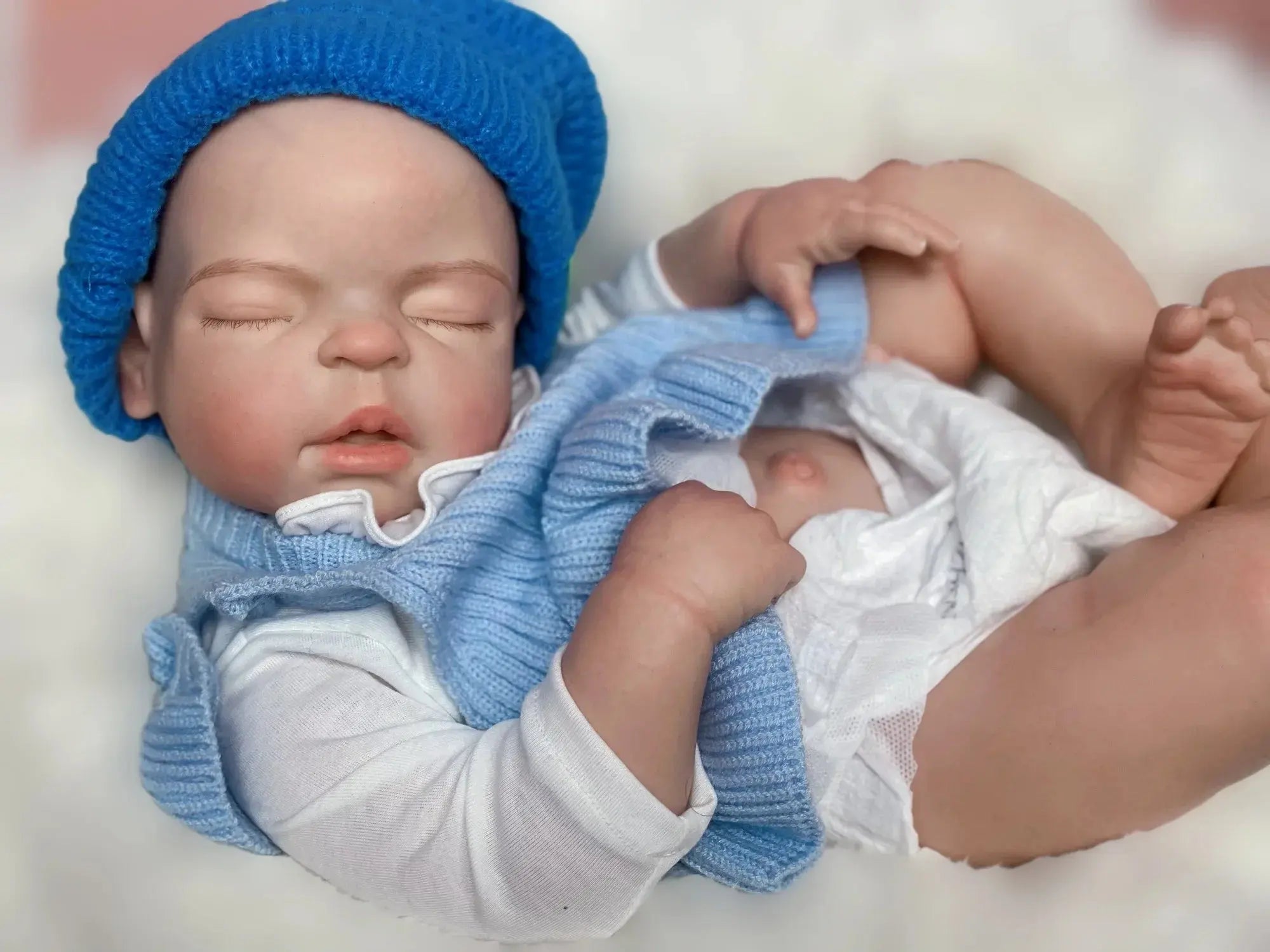 Image of Reborn Baby Dolls 55Cm Washable Solid Silicone Bebe Reborn Girl With