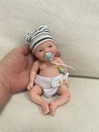 Image of Reborn Baby Dolls 7" Boy Micro Preemie Full Body Silicone Baby Doll