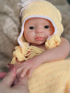 Image of Reborn Baby Dolls 17Inch Washable Full Body Solid Silicone Bebe