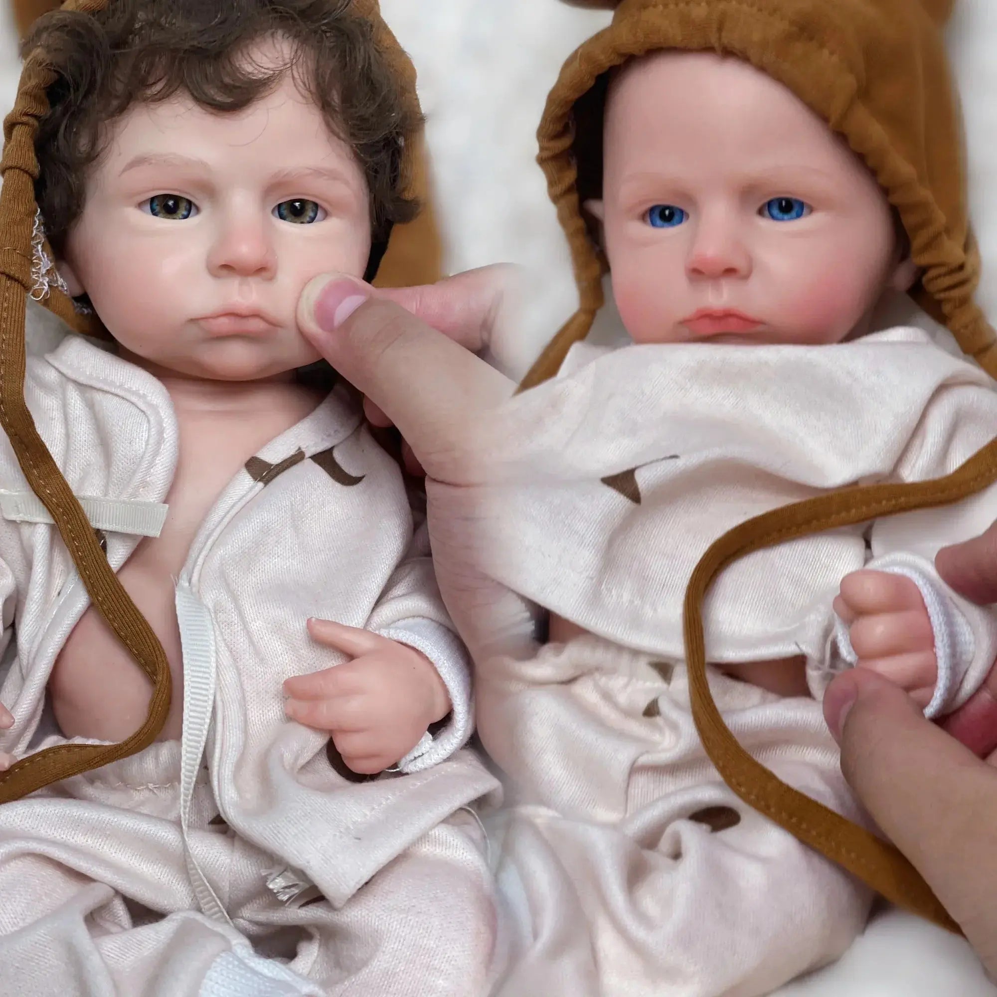 Image of Reborn Baby Dolls 33Cm Painted/Unpainted Silicone Boy Bebe Reborn
