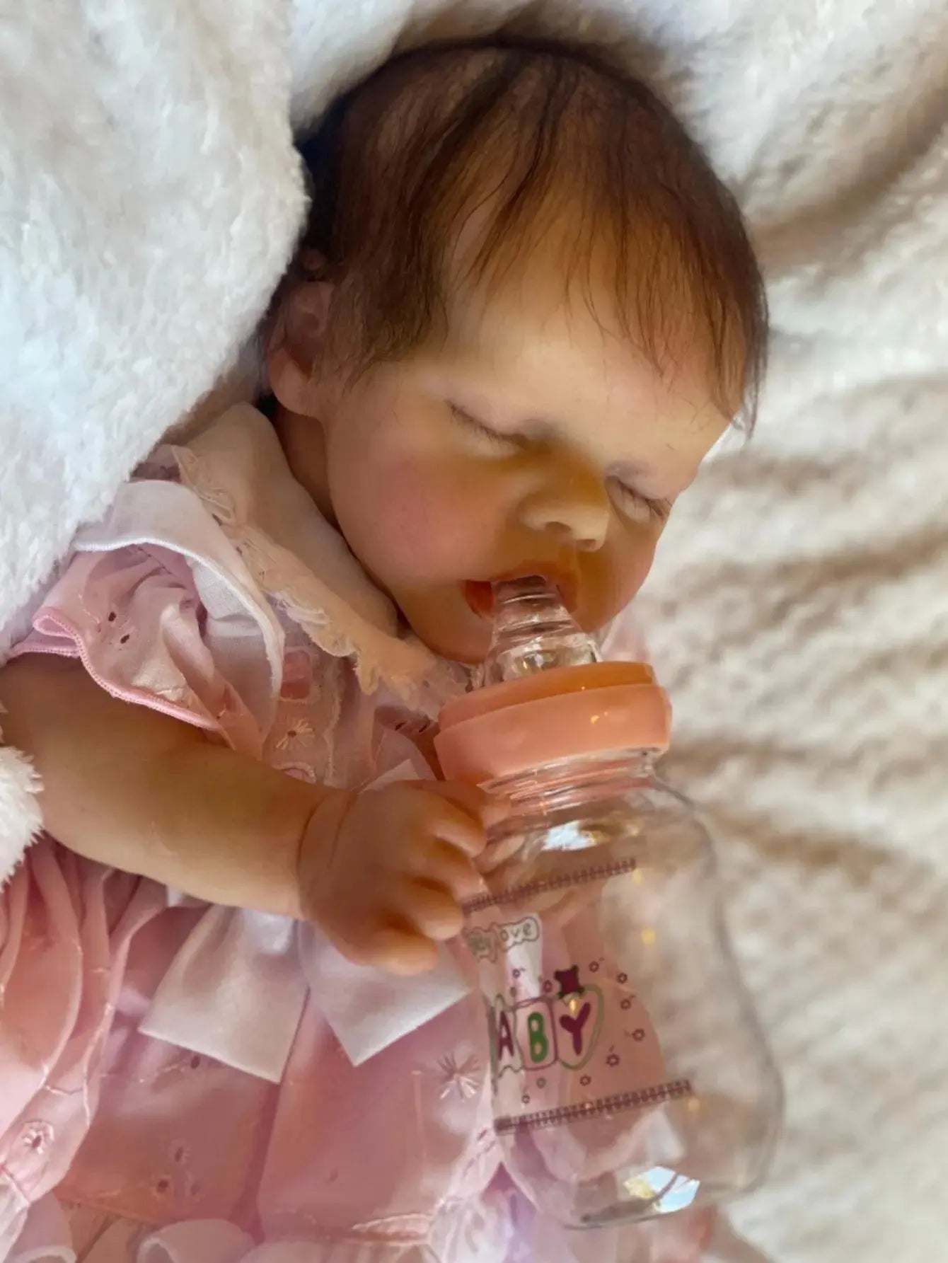 Image of Reborn Baby Dolls 18 Inch Silicone Twins A Girl Soft Touch Reborn