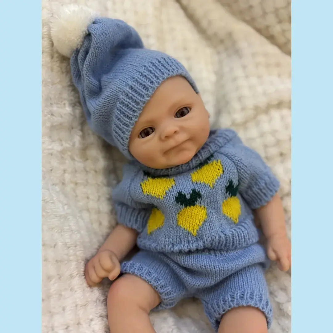 Image of Reborn Baby Dolls 33Cm Washable Coco Full Body Silicone Bebe Reborn