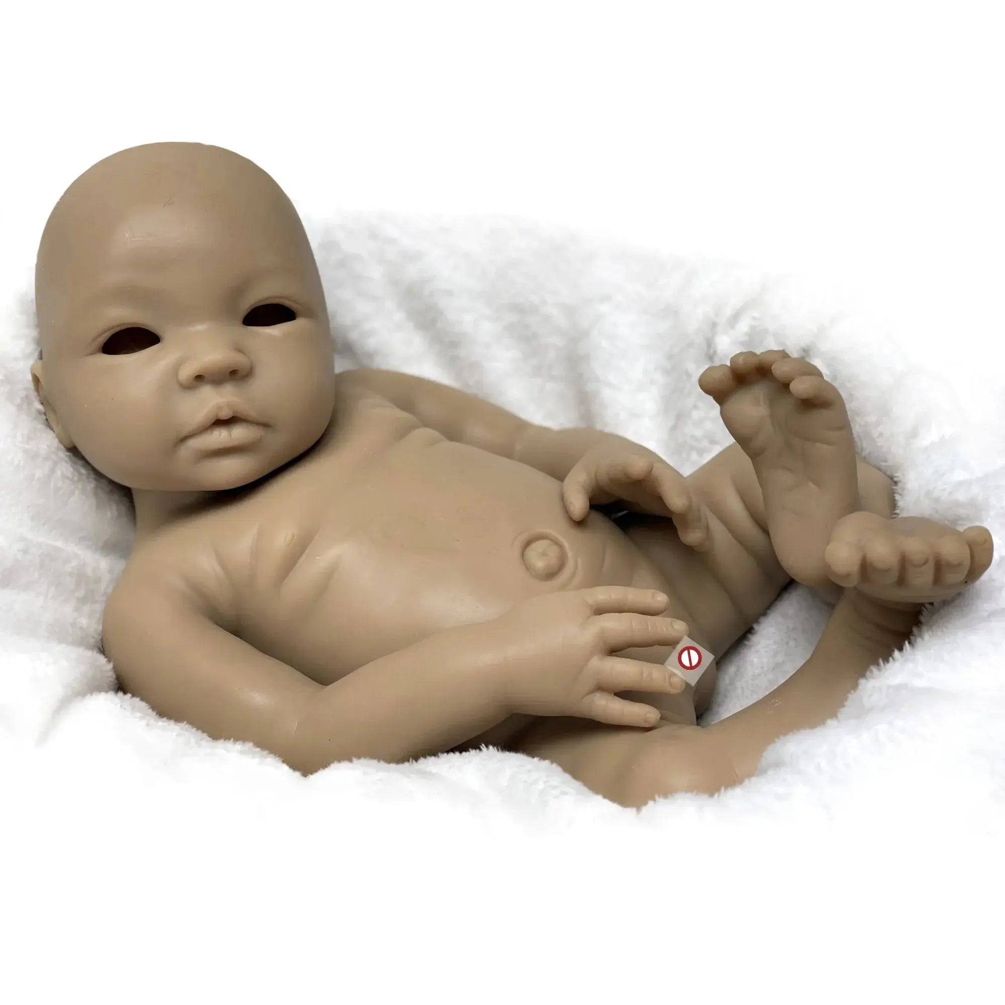 Image of Reborn Baby Dolls 18 Inch Full Silicone Baby Doll Open Eyes Reborn