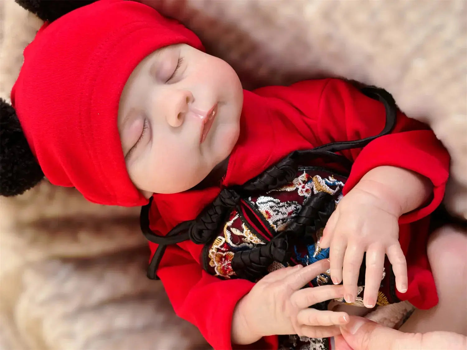 Image of Reborn Baby Dolls 47Cm Washable Eric Bebe Reborn Girl With Painted